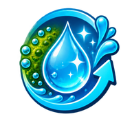 Icono Recuperación de agua verde