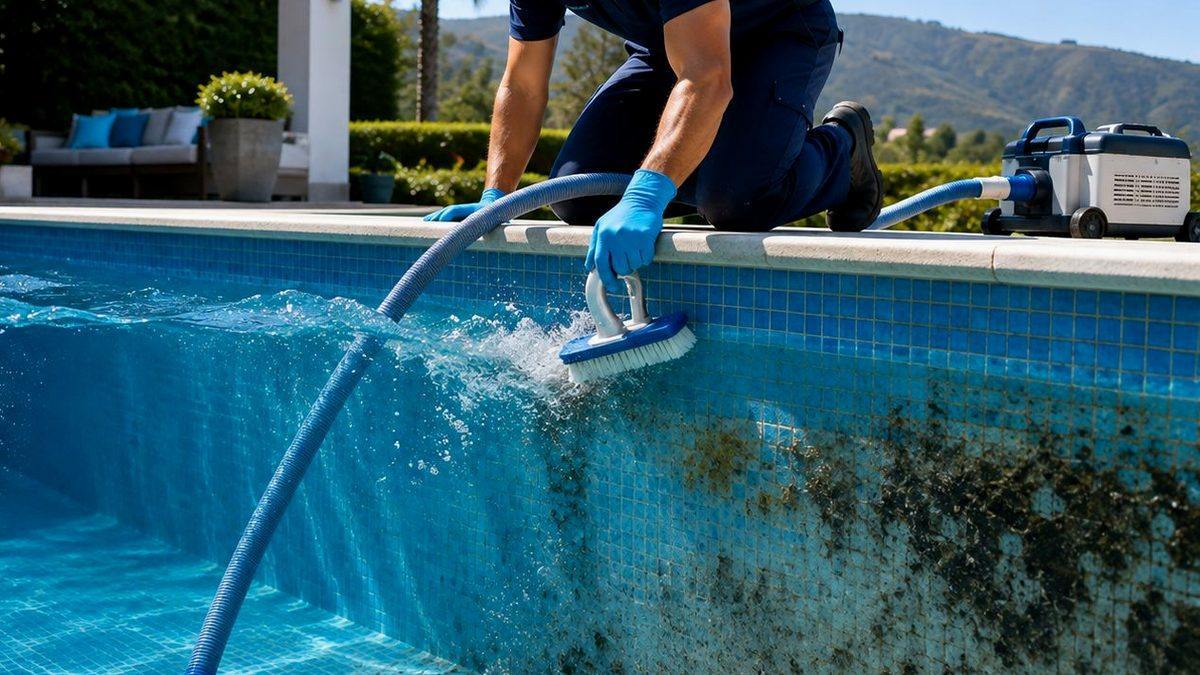 Puesta a punto de una piscina residencial antes del verano